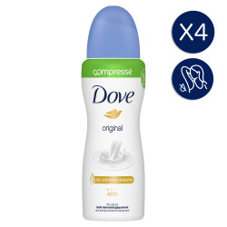 4x100ml Anti-Transpirants Sprays Compressés Dove Déodorant Classic Protection 48h (Lot de 4x100ml )