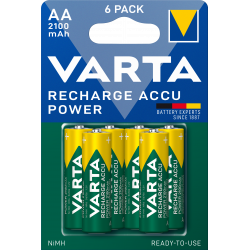 Varta - Pile rechargeable AA 2100 mAh blister de 6