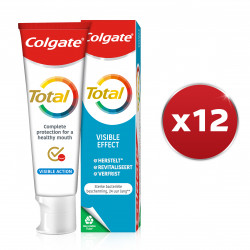 Pack de 12 - COLGATE Dentifrice Colgate Total Action Effet Visible 75ml