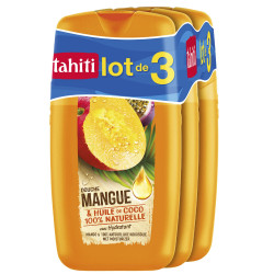 Lot de 3 gels douche Tahiti mangue & huile de coco