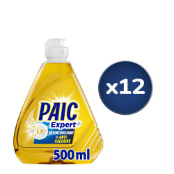 Pack de 12 - Liquide Vaisselle Paic Expert anti calcaire - 500ml
