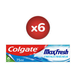 Pack de 2 - Dentifrice Colgate Max Fresh cristaux blancheur - 75ml