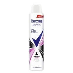 Pack de 3 - REXONA Déodorant Femme Spray Anti-Transpirant Invisible Pure 200ml