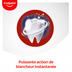Pack de 24 - Colgate - Dentifrice blancheur Colgate Max White Optic - Lot de 2x75ml