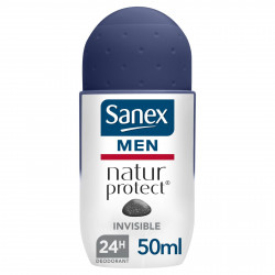 Pack de 6 - Déodorant Homme Sanex Men Natur Protect Invisible bille - 50ml